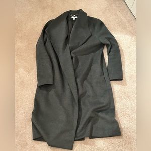 Flowy Dark Grey Halston Jacket